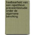 Haalbaarheid van een repetitieve prevalentiestudie onder de algemene bevolking