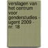 Verslagen van het Centrum voor Genderstudies - UGent 2009 - Nr. 18