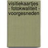 Visitiekaartjes - fotokwaliteit - voorgesneden by Easy Computing