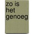 Zo is het genoeg