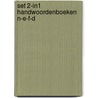 Set 2-in1 handwoordenboeken N-E-F-D door Onbekend