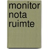 Monitor Nota Ruimte by J.R. van Eck