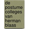 De postume colleges van Herman Blaas door L. Derks