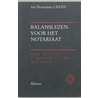Balanslezen voor het notariaat by P.R. de Geus