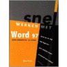 Snel werken met Word 97 door Jan Pott