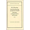 'Zoekt Prof. Huizinga eigenlijk niet zichzelf?' door H.L. Wesseling