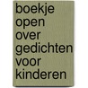 Boekje open over gedichten voor kinderen door F. Eerhart