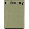 Dictionary door Onbekend