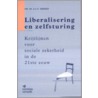 Liberalisering en zelfsturing by J.G.P. Rieken