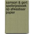 Samson & Gert spelletjesboek op afwasbaar papier