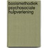 Basismethodiek psychosociale hulpverlening