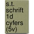 S.T. SCHRIFT 1D CYFERS (5V)