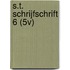 S.T. SCHRIJFSCHRIFT 6 (5V)