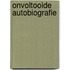 Onvoltooide autobiografie