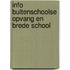 Info buitenschoolse opvang en brede school