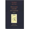 Nietzsche schrijft een laatste vers door I. Heytze