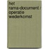 Het Rama-document / Operatie Wederkomst