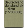 Deutschland Duitsland AK + Disto (1:700.000) door Hallwag