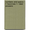Numbers and space / 1 Havo/vwo 1 / deel Answers