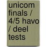 Unicom finals / 4/5 Havo / deel Tests