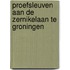 Proefsleuven aan de Zernikelaan te Groningen