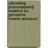 Uitbreiding pluimveebedrijf Heidehof bv, gemeente Meerlo-Wanssum by Commissie m.e.r.