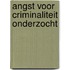 Angst voor criminaliteit onderzocht