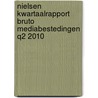 Nielsen Kwartaalrapport Bruto Mediabestedingen Q2 2010 door H. Punt