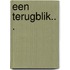 Een terugblik...