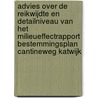 Advies over de reikwijdte en detailniveau van het milieueffectrapport Bestemmingsplan Cantineweg Katwijk by Commissie voor de m.e.r.