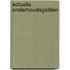 Actualia onderhoudsgelden