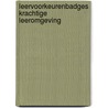 Leervoorkeurenbadges Krachtige Leeromgeving door Vvob