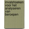 Invalshoeken voor het analyseren van beroepen door J. Allema