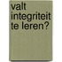 Valt integriteit te leren?