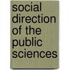 Social direction of the public sciences door Onbekend