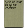 Het is de liefde die wij niet begrijpen by Bart Moeyaert