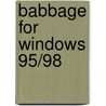 Babbage for Windows 95/98 door K. Kats
