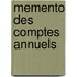 Memento des comptes annuels