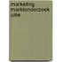 Marketing marktonderzoek uitw