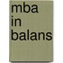 Mba in balans