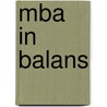 Mba in balans door Hogenbirk