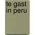 Te gast in Peru