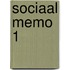 Sociaal Memo 1