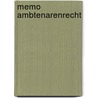 Memo ambtenarenrecht door Onbekend