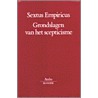 Grondslagen van het scepticisme by Sextus Empiricus