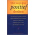 Meer succes door positief denken