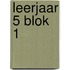 Leerjaar 5 blok 1