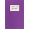 Notes on Notes by Geo Staad