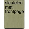 Sleutelen met frontpage