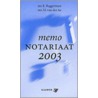 Memo Notariaat door Onbekend